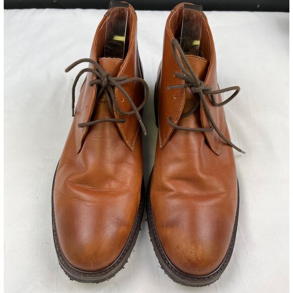 Johnston & Murphy Men\'s Brown Dress Shoes/Boots Sz 9M SKU 4459